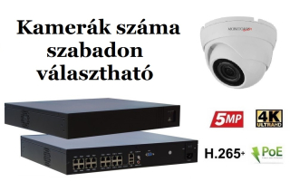 Monitorrs Security - IP Dóm kamerarendszer 8+ kamerával 2 Mpix - 6001K8+ 