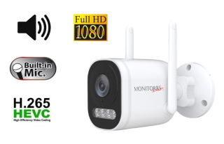 Monitorrs Security - IP Wifi csőkamera 2 Mpix, aktív - 6124